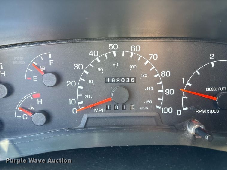 image for item EM2590 2003 Ford F750 flatbed truck