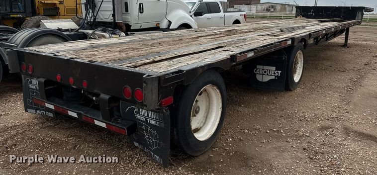 image for item EQ4927 2004 Transcraft drop deck trailer