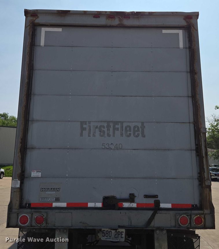 image for item EQ6555 2010 Wabash dry van trailer