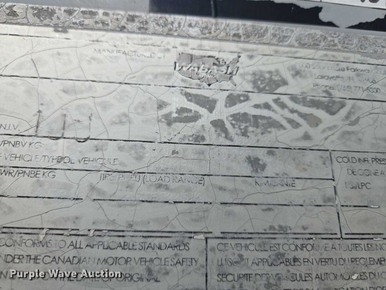 image for item EQ6555 2010 Wabash dry van trailer