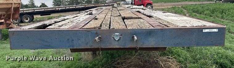 image for item NE9837 1966 Nabo Platform flatbed trailer