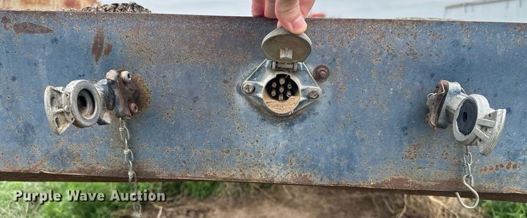 image for item NE9837 1966 Nabo Platform flatbed trailer