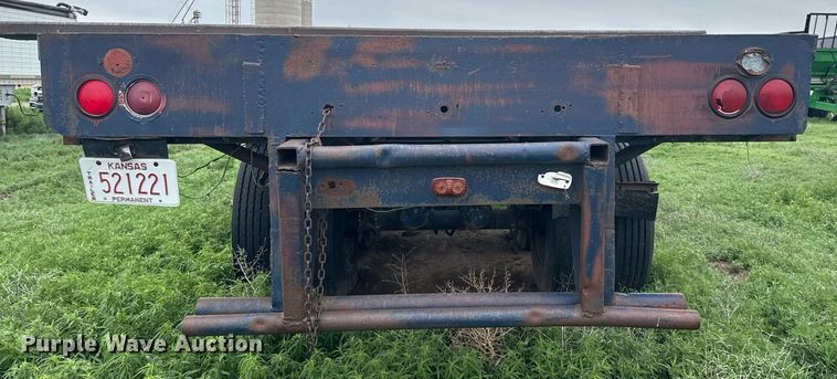 image for item NE9837 1966 Nabo Platform flatbed trailer