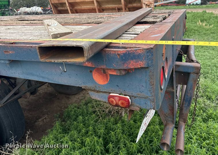 image for item NE9837 1966 Nabo Platform flatbed trailer