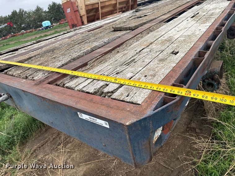 image for item NE9837 1966 Nabo Platform flatbed trailer