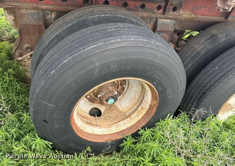 image for item NE9837 1966 Nabo Platform flatbed trailer