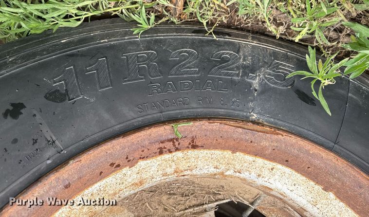 image for item NE9837 1966 Nabo Platform flatbed trailer