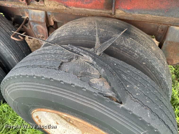 image for item NE9837 1966 Nabo Platform flatbed trailer