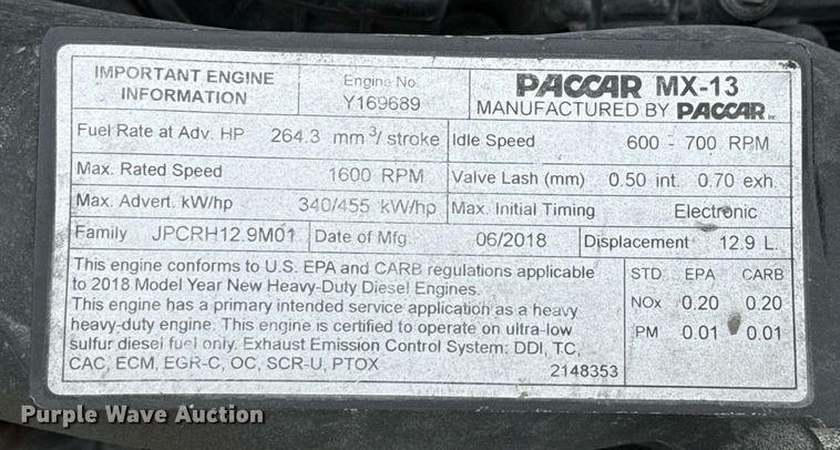 image for item YA0503 2019 Kenworth  T680 semi truck