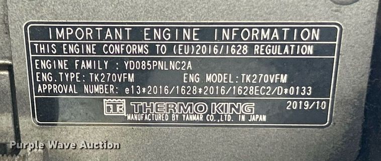 image for item YA0575 2020 Kenworth T680 semi truck