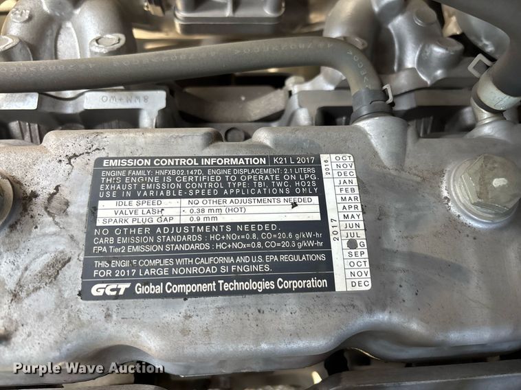 image for item DH8633 2017 UniCarriers PF50 forklift