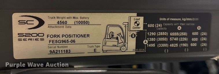 image for item DI9088 2014 Crown SC5245-40 forklift