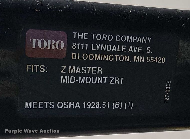 image for item DR3824 2021 Toro Z-Master 3000 series ZTR lawn mower