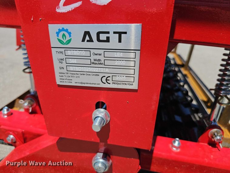 image for item DR3834 2025 AGT LE4 STSD10 seeder