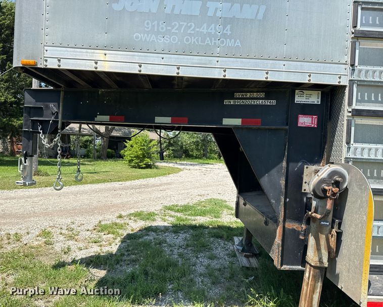 image for item DS3751 2012 Belmont Machine Utility GN20 glass transport trailer