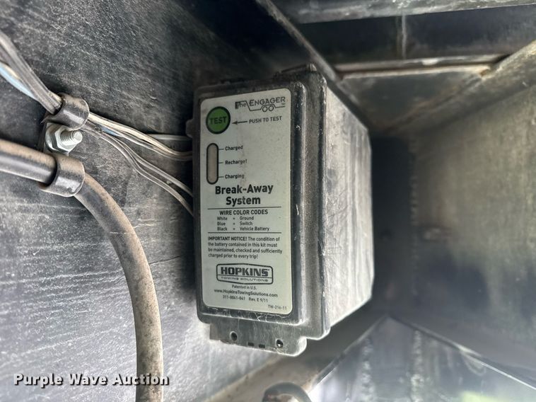 image for item DS3751 2012 Belmont Machine Utility GN20 glass transport trailer