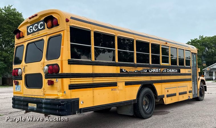 image for item DS4363 1999 Blue Bird school bus