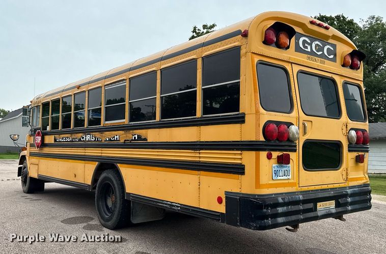image for item DS4363 1999 Blue Bird school bus
