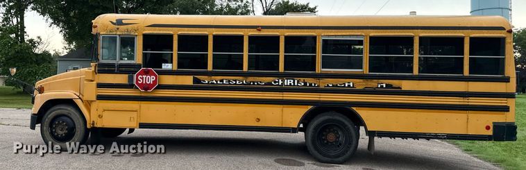 image for item DS4363 1999 Blue Bird school bus