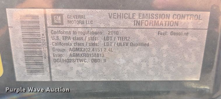 image for item DT4918 2010 Chevrolet Equinox LTZ SUV