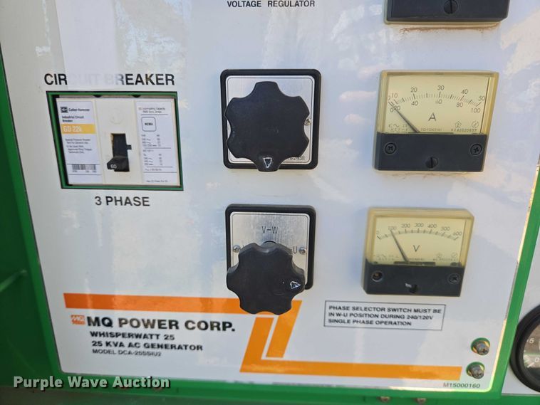 image for item DT4930 Multiquip DCA-25SSIU2 generator