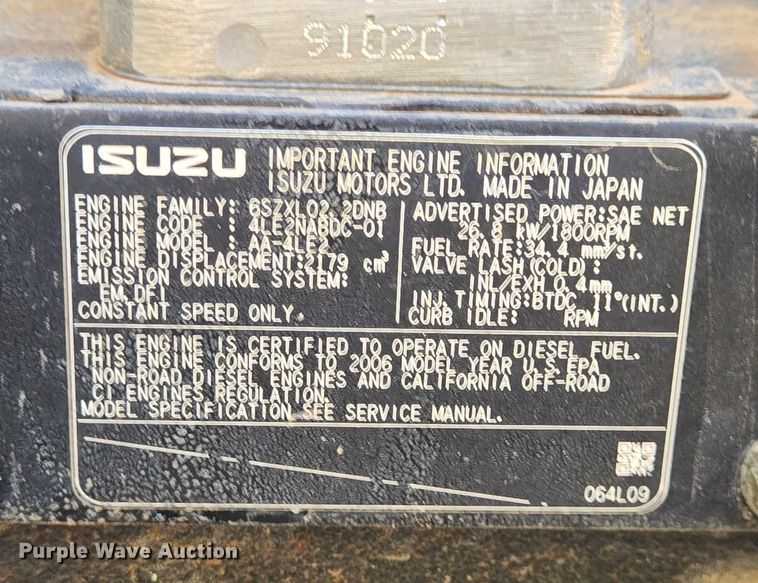 image for item DT4930 Multiquip DCA-25SSIU2 generator