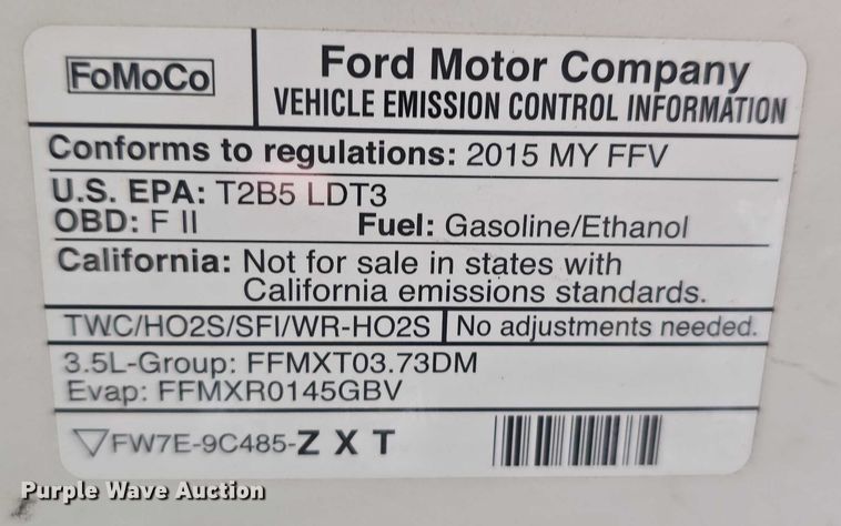 image for item DT6926 2015 Ford Explorer SUV