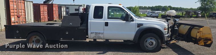 image for item DU7775 2008 Ford F550 flatbed truck