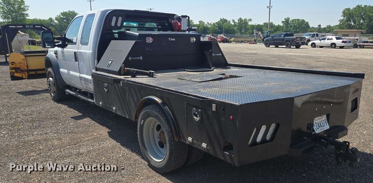 image for item DU7775 2008 Ford F550 flatbed truck
