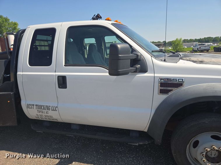 image for item DU7775 2008 Ford F550 flatbed truck