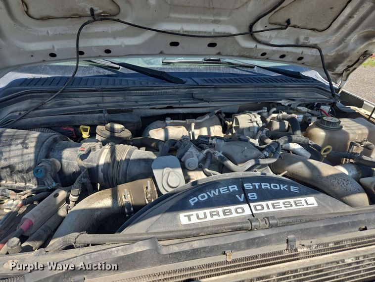 image for item DU7775 2008 Ford F550 flatbed truck