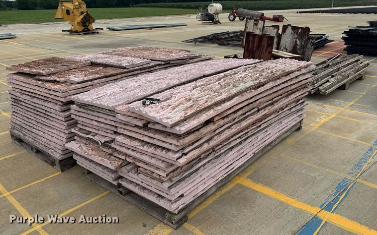 image for item DU7892 (2) pallets of concrete stamps