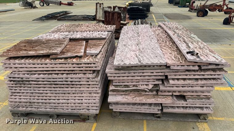 image for item DU7892 (2) pallets of concrete stamps