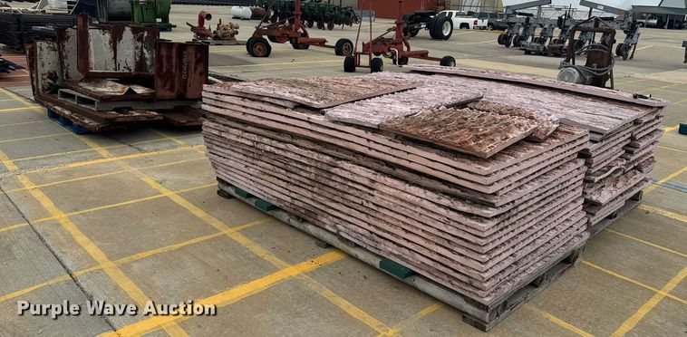 image for item DU7892 (2) pallets of concrete stamps