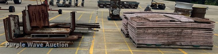 image for item DU7892 (2) pallets of concrete stamps