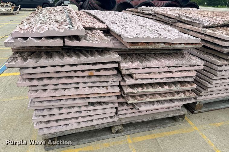 image for item DU7892 (2) pallets of concrete stamps