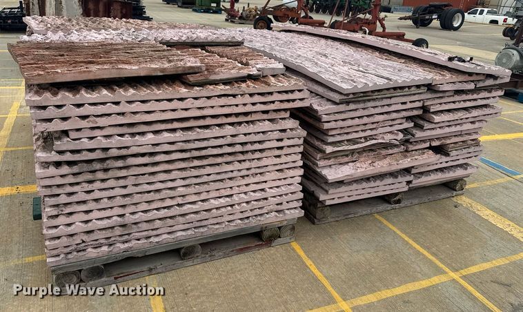 image for item DU7892 (2) pallets of concrete stamps