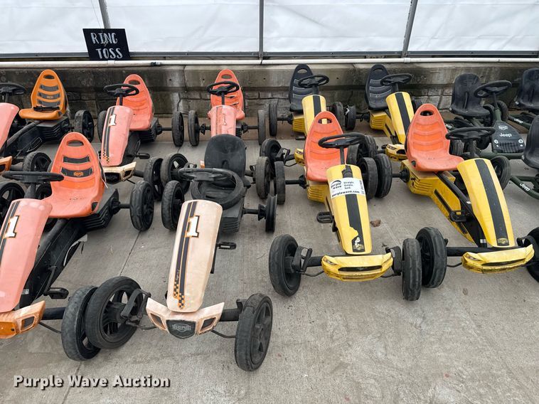 image for item DU7908 Approximately 26 pedal cars