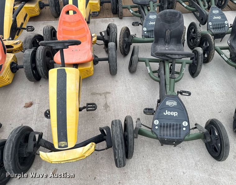 image for item DU7908 Approximately 26 pedal cars