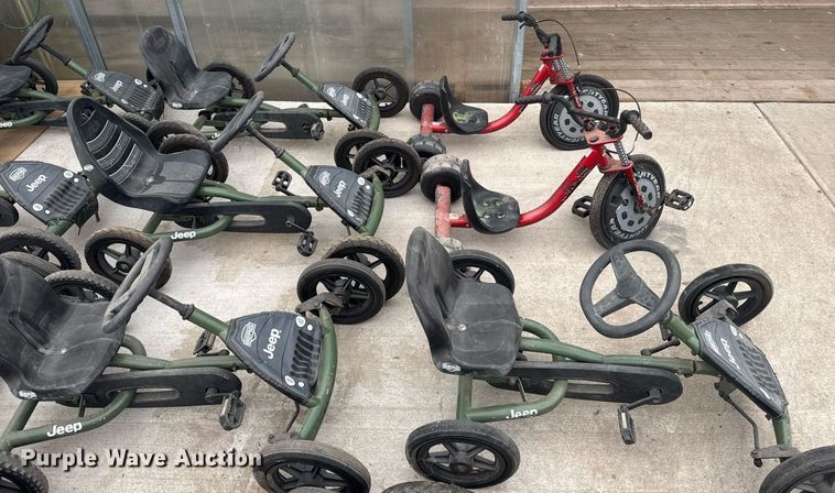 image for item DU7908 Approximately 26 pedal cars