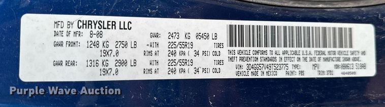 image for item DU9762 2009 Dodge Journey SXT SUV