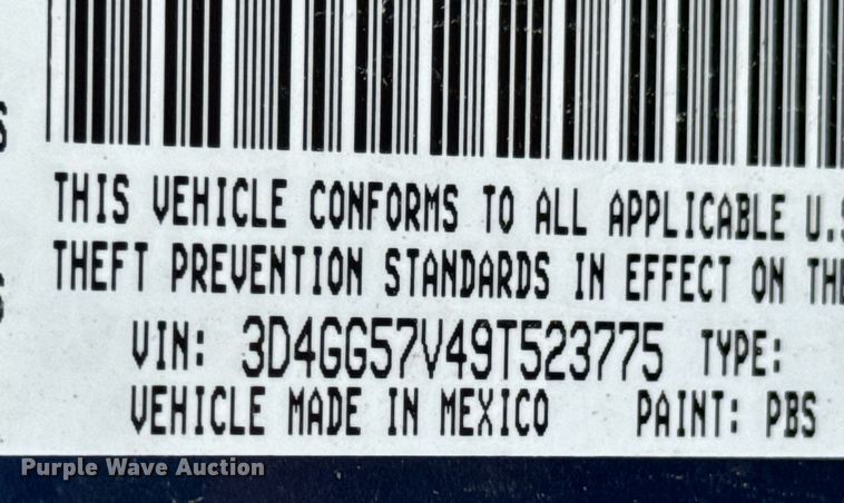 image for item DU9762 2009 Dodge Journey SXT SUV