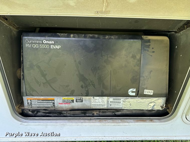 image for item DU9763 2009 Keystone Fuzion FZ363 toy hauler camper