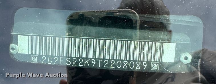 image for item DU9805 1996 Pontiac Firebird 