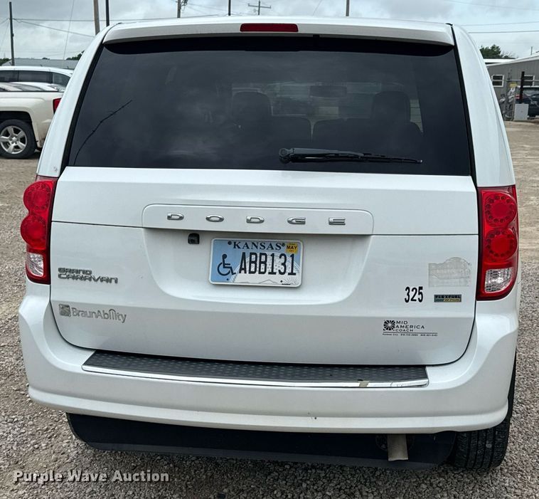 image for item DU9815 2015 Dodge Grand Caravan handicap accessible van