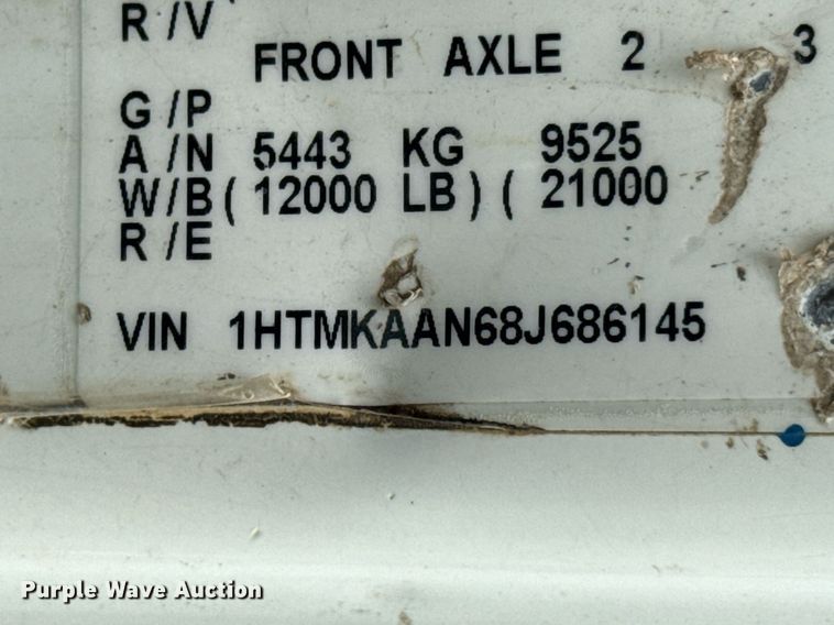 image for item DU9823 2008 International 4400 utility / service truck