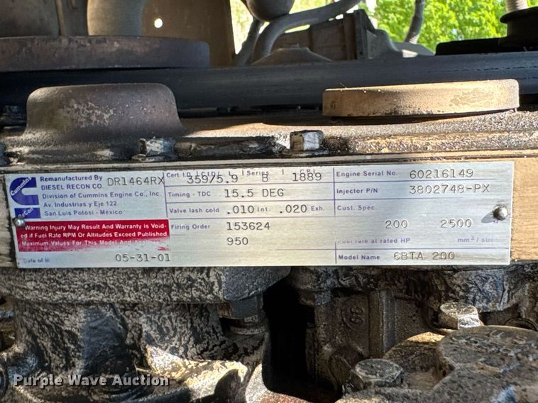 image for item DU9851 1999 GMC C6500 rollback truck