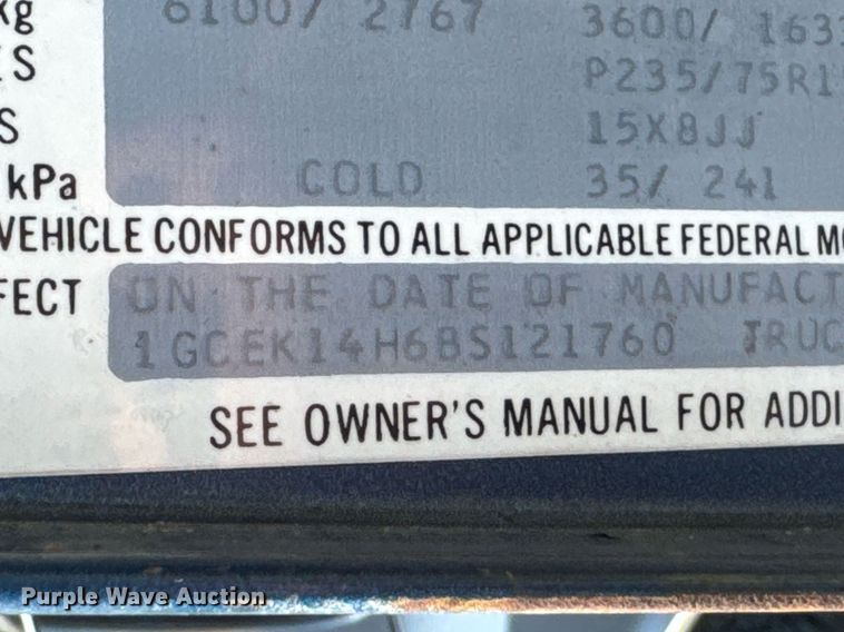 image for item DU9852 1981 Chevrolet K10 pickup truck