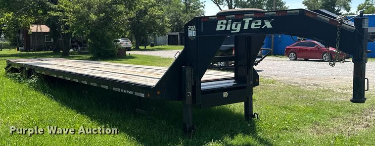 image for item DU9898 2016 Big Tex 25GN-35BK+5MR equipment trailer