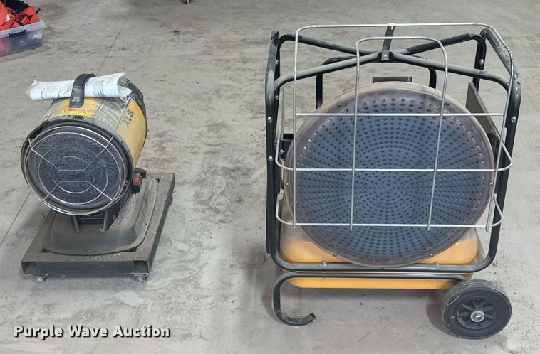 image for item DU9918 (2) Hy-Flo shop heaters